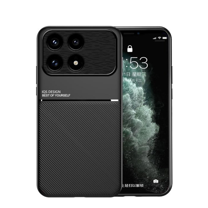 Funda para teléfono híbrida de policarbonato y TPU con diseño magnético con tiras inclinadas clásicas, For Redmi Turbo 5 Max 5G / Poco X8 Pro Max 5G, For Redmi Turbo 5 5G / Poco X8 Pro 5G, For Redmi Note 15 Pro+ 5G 163.3mm / Poco M8 Pro 5G             ...