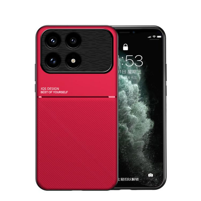 Funda para teléfono híbrida de policarbonato y TPU con diseño magnético con tiras inclinadas clásicas, For Redmi Turbo 5 Max 5G / Poco X8 Pro Max 5G, For Redmi Turbo 5 5G / Poco X8 Pro 5G, For Redmi Note 15 Pro+ 5G 163.3mm / Poco M8 Pro 5G             ...