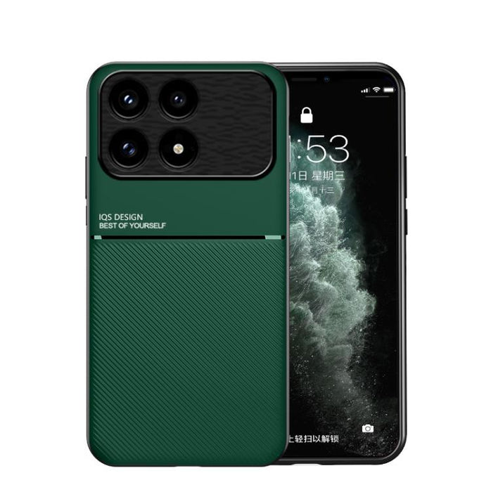 Funda para teléfono híbrida de policarbonato y TPU con diseño magnético con tiras inclinadas clásicas, For Redmi Turbo 5 Max 5G / Poco X8 Pro Max 5G, For Redmi Turbo 5 5G / Poco X8 Pro 5G, For Redmi Note 15 Pro+ 5G 163.3mm / Poco M8 Pro 5G             ...