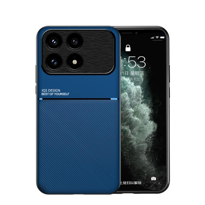 Funda para teléfono híbrida de policarbonato y TPU con diseño magnético con tiras inclinadas clásicas, For Redmi Turbo 5 Max 5G / Poco X8 Pro Max 5G, For Redmi Turbo 5 5G / Poco X8 Pro 5G, For Redmi Note 15 Pro+ 5G 163.3mm / Poco M8 Pro 5G             ...