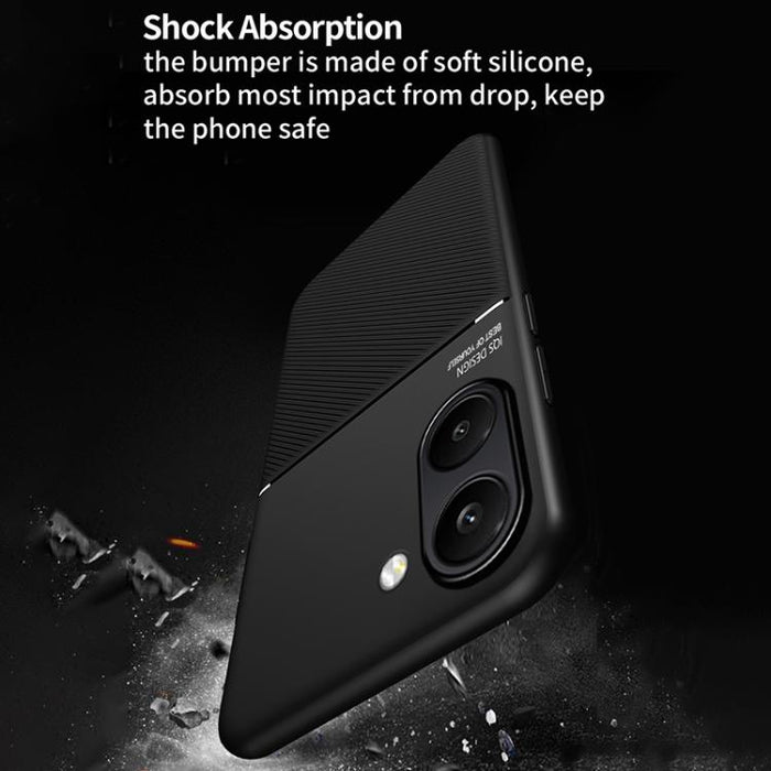 Funda para teléfono híbrida de policarbonato y TPU con diseño magnético con tiras inclinadas clásicas, For Redmi Turbo 5 Max 5G / Poco X8 Pro Max 5G, For Redmi Turbo 5 5G / Poco X8 Pro 5G, For Redmi Note 15 Pro+ 5G 163.3mm / Poco M8 Pro 5G             ...