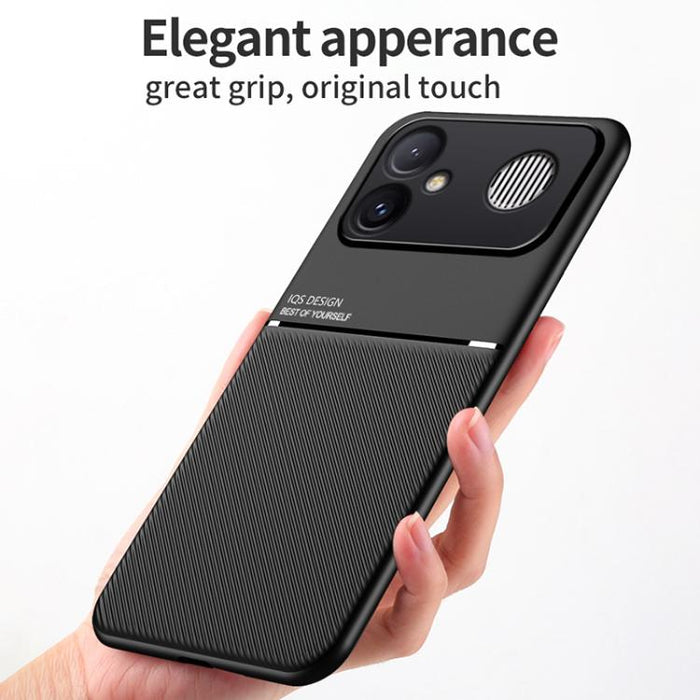 Funda para teléfono híbrida de policarbonato y TPU con diseño magnético con tiras inclinadas clásicas, For Redmi Turbo 5 Max 5G / Poco X8 Pro Max 5G, For Redmi Turbo 5 5G / Poco X8 Pro 5G, For Redmi Note 15 Pro+ 5G 163.3mm / Poco M8 Pro 5G             ...