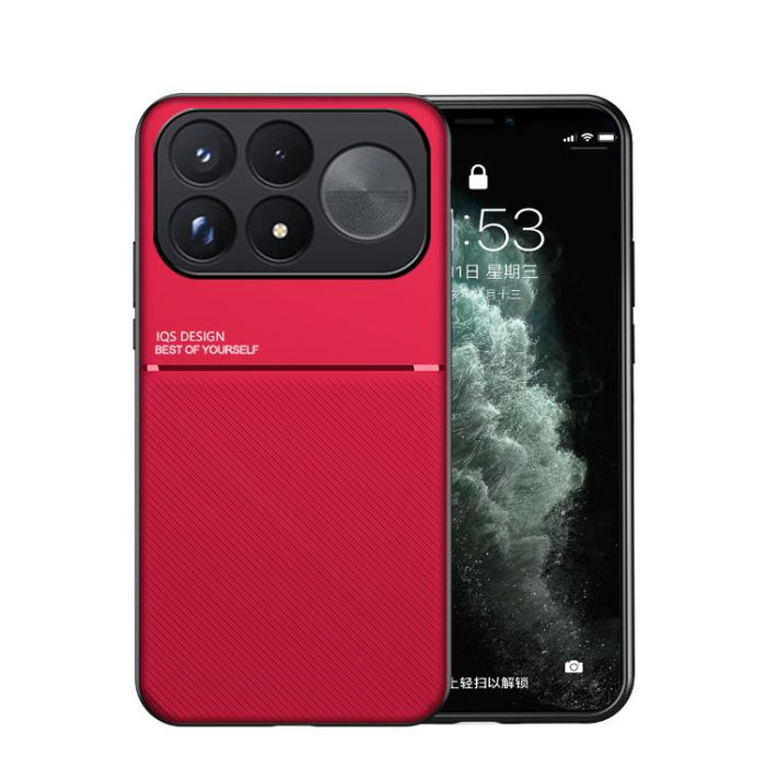 Funda para teléfono híbrida de policarbonato y TPU con diseño magnético con tiras inclinadas clásicas, For Redmi Turbo 5 Max 5G / Poco X8 Pro Max 5G, For Redmi Turbo 5 5G / Poco X8 Pro 5G, For Redmi Note 15 Pro+ 5G 163.3mm / Poco M8 Pro 5G             ...