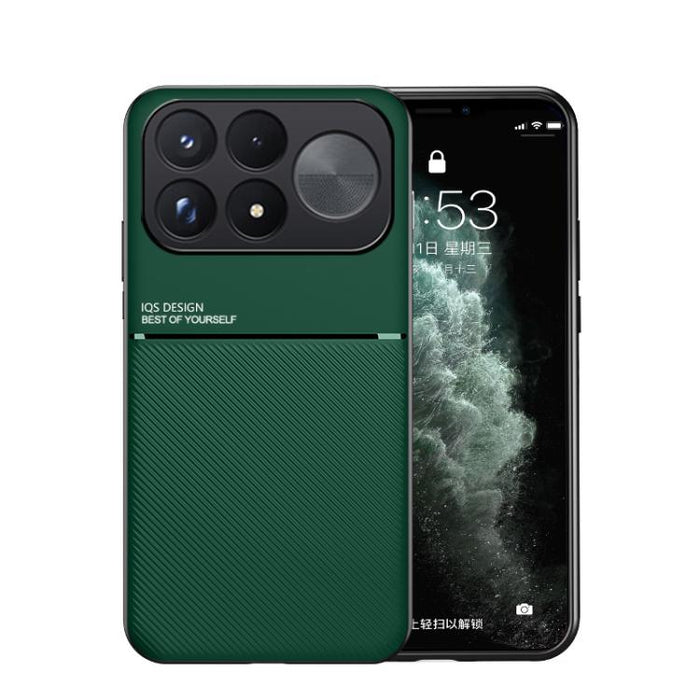 Funda para teléfono híbrida de policarbonato y TPU con diseño magnético con tiras inclinadas clásicas, For Redmi Turbo 5 Max 5G / Poco X8 Pro Max 5G, For Redmi Turbo 5 5G / Poco X8 Pro 5G, For Redmi Note 15 Pro+ 5G 163.3mm / Poco M8 Pro 5G             ...