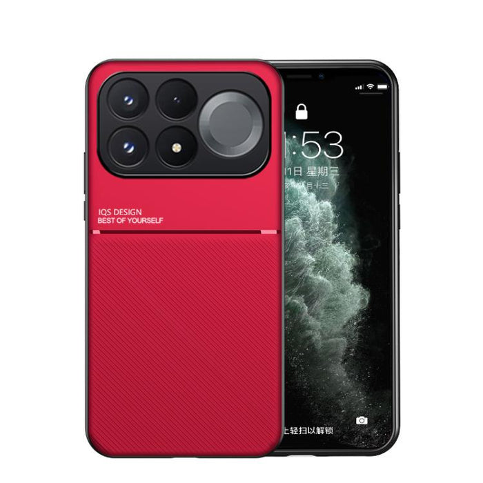 Funda para teléfono híbrida de policarbonato y TPU con diseño magnético con tiras inclinadas clásicas, For Redmi Turbo 5 Max 5G / Poco X8 Pro Max 5G, For Redmi Turbo 5 5G / Poco X8 Pro 5G, For Redmi Note 15 Pro+ 5G 163.3mm / Poco M8 Pro 5G             ...