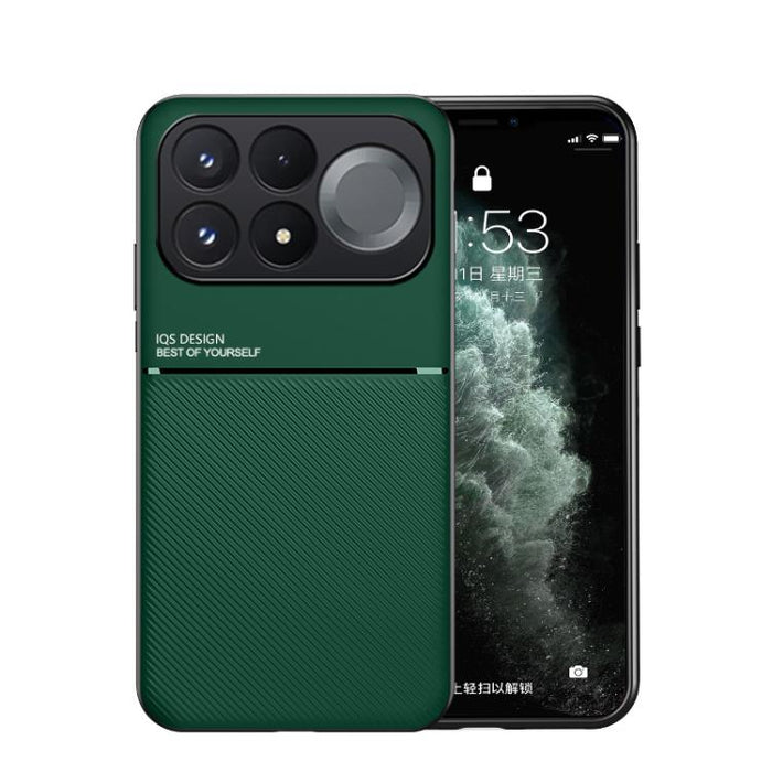 Funda para teléfono híbrida de policarbonato y TPU con diseño magnético con tiras inclinadas clásicas, For Redmi Turbo 5 Max 5G / Poco X8 Pro Max 5G, For Redmi Turbo 5 5G / Poco X8 Pro 5G, For Redmi Note 15 Pro+ 5G 163.3mm / Poco M8 Pro 5G             ...