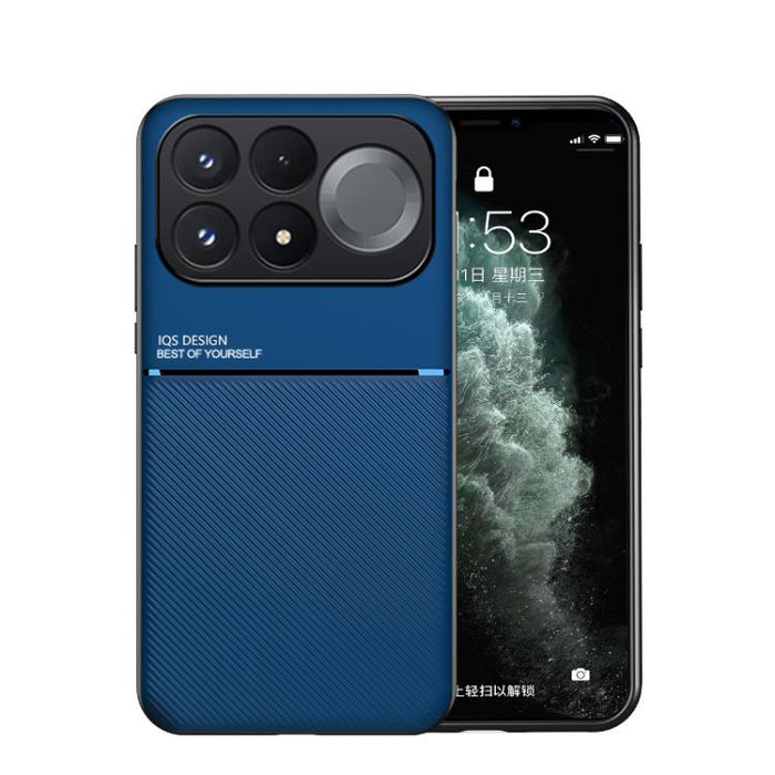 Funda para teléfono híbrida de policarbonato y TPU con diseño magnético con tiras inclinadas clásicas, For Redmi Turbo 5 Max 5G / Poco X8 Pro Max 5G, For Redmi Turbo 5 5G / Poco X8 Pro 5G, For Redmi Note 15 Pro+ 5G 163.3mm / Poco M8 Pro 5G             ...