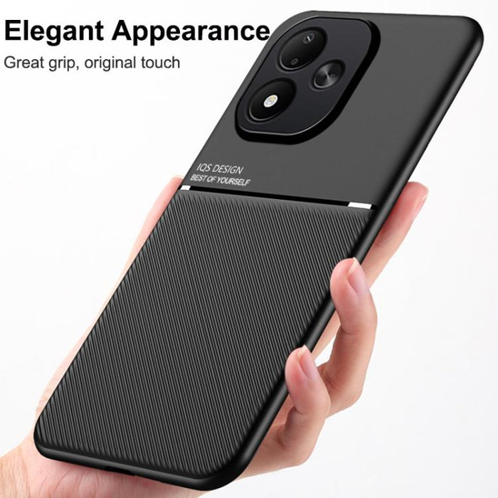 Funda para teléfono híbrida de policarbonato y TPU con diseño magnético con tiras inclinadas clásicas, For Redmi Turbo 5 Max 5G / Poco X8 Pro Max 5G, For Redmi Turbo 5 5G / Poco X8 Pro 5G, For Redmi Note 15 Pro+ 5G 163.3mm / Poco M8 Pro 5G             ...
