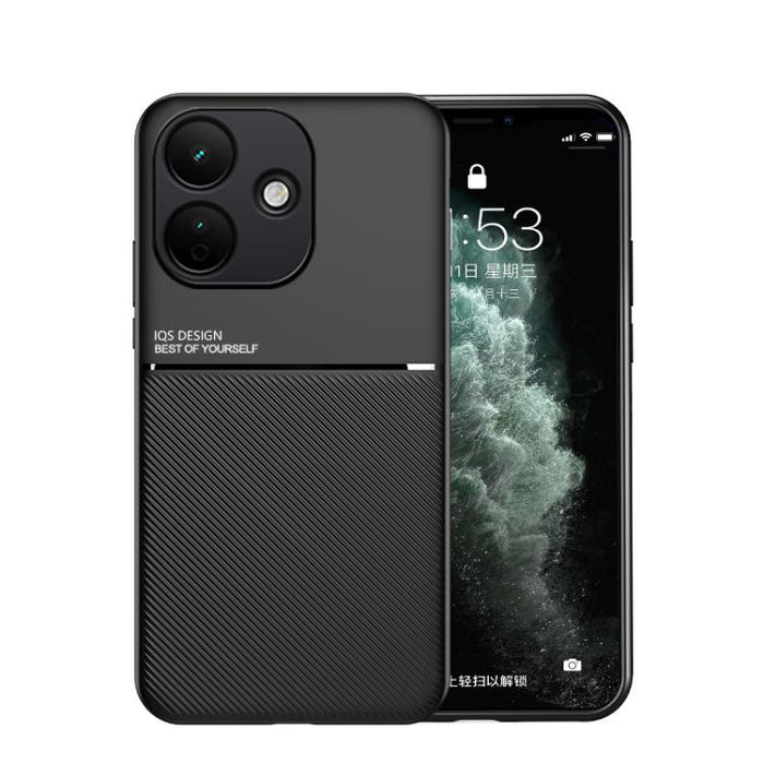 Funda para teléfono híbrida de policarbonato y TPU con diseño magnético con tiras inclinadas clásicas, For Redmi Turbo 5 Max 5G / Poco X8 Pro Max 5G, For Redmi Turbo 5 5G / Poco X8 Pro 5G, For Redmi Note 15 Pro+ 5G 163.3mm / Poco M8 Pro 5G             ...