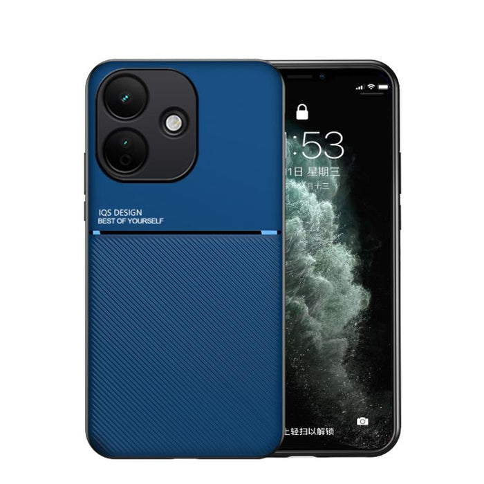 Funda para teléfono híbrida de policarbonato y TPU con diseño magnético con tiras inclinadas clásicas, For Redmi Turbo 5 Max 5G / Poco X8 Pro Max 5G, For Redmi Turbo 5 5G / Poco X8 Pro 5G, For Redmi Note 15 Pro+ 5G 163.3mm / Poco M8 Pro 5G             ...