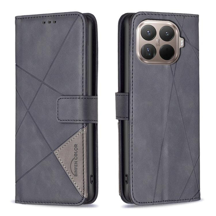 Funda de cuero para teléfono con textura de rombos y hebilla magnética, For Xiaomi 17T Pro 5G, For Xiaomi 17T 5G, For Xiaomi Poco M7 4G 169mm, For Xiaomi 15T Pro 5G, For Xiaomi 15T 5G, For Xiaomi Poco F7 5G Global, For Xiaomi Poco C71                  ...