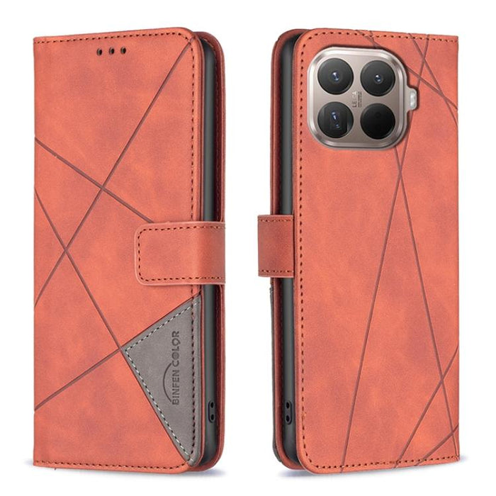 Funda de cuero para teléfono con textura de rombos y hebilla magnética, For Xiaomi 17T Pro 5G, For Xiaomi 17T 5G, For Xiaomi Poco M7 4G 169mm, For Xiaomi 15T Pro 5G, For Xiaomi 15T 5G, For Xiaomi Poco F7 5G Global, For Xiaomi Poco C71                  ...