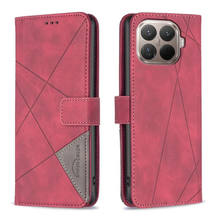 Funda de cuero para teléfono con textura de rombos y hebilla magnética, For Xiaomi 17T Pro 5G, For Xiaomi 17T 5G, For Xiaomi Poco M7 4G 169mm, For Xiaomi 15T Pro 5G, For Xiaomi 15T 5G, For Xiaomi Poco F7 5G Global, For Xiaomi Poco C71                  ...
