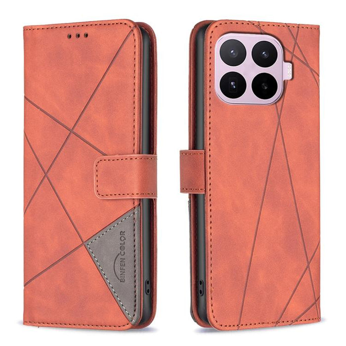 Funda de cuero para teléfono con textura de rombos y hebilla magnética, For Xiaomi 17T Pro 5G, For Xiaomi 17T 5G, For Xiaomi Poco M7 4G 169mm, For Xiaomi 15T Pro 5G, For Xiaomi 15T 5G, For Xiaomi Poco F7 5G Global, For Xiaomi Poco C71                  ...