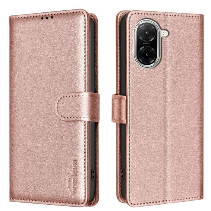 Funda de cuero antirrobo para teléfono con textura de lichi y RFID, For Xiaomi 17T Pro 5G, For Xiaomi 17T 5G, For Xiaomi Poco M7 4G 169mm, For Xiaomi 15T Pro 5G, For Xiaomi 15T 5G, For Xiaomi Poco F7 5G Global, For Xiaomi Poco C71                      ...