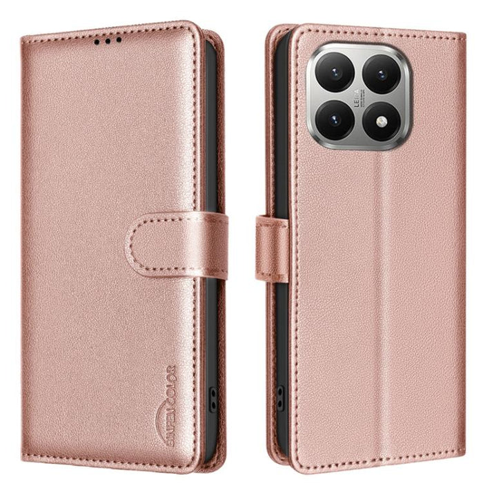 Funda de cuero antirrobo para teléfono con textura de lichi y RFID, For Xiaomi 17T Pro 5G, For Xiaomi 17T 5G, For Xiaomi Poco M7 4G 169mm, For Xiaomi 15T Pro 5G, For Xiaomi 15T 5G, For Xiaomi Poco F7 5G Global, For Xiaomi Poco C71                      ...