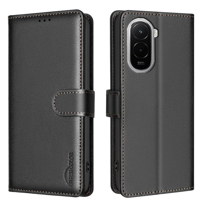 Funda de cuero antirrobo para teléfono con textura de lichi y RFID, For Xiaomi 17T Pro 5G, For Xiaomi 17T 5G, For Xiaomi Poco M7 4G 169mm, For Xiaomi 15T Pro 5G, For Xiaomi 15T 5G, For Xiaomi Poco F7 5G Global, For Xiaomi Poco C71                      ...