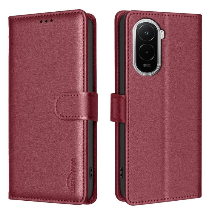 Funda de cuero antirrobo para teléfono con textura de lichi y RFID, For Xiaomi 17T Pro 5G, For Xiaomi 17T 5G, For Xiaomi Poco M7 4G 169mm, For Xiaomi 15T Pro 5G, For Xiaomi 15T 5G, For Xiaomi Poco F7 5G Global, For Xiaomi Poco C71                      ...
