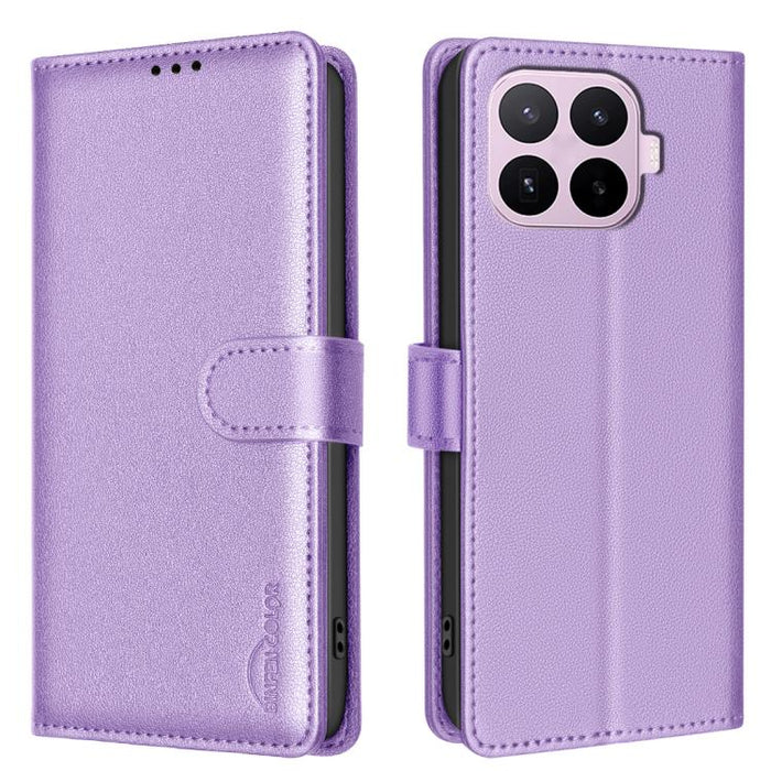 Funda de cuero antirrobo para teléfono con textura de lichi y RFID, For Xiaomi 17T Pro 5G, For Xiaomi 17T 5G, For Xiaomi Poco M7 4G 169mm, For Xiaomi 15T Pro 5G, For Xiaomi 15T 5G, For Xiaomi Poco F7 5G Global, For Xiaomi Poco C71                      ...