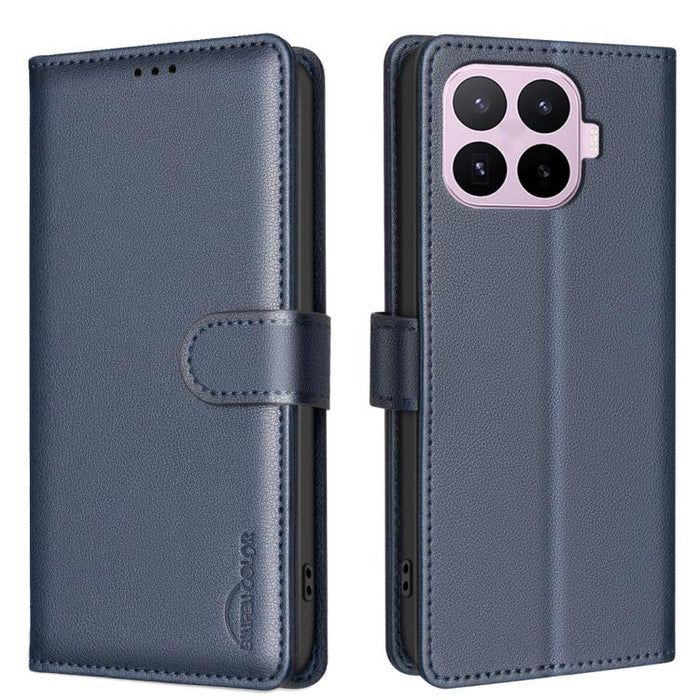 Funda de cuero antirrobo para teléfono con textura de lichi y RFID, For Xiaomi 17T Pro 5G, For Xiaomi 17T 5G, For Xiaomi Poco M7 4G 169mm, For Xiaomi 15T Pro 5G, For Xiaomi 15T 5G, For Xiaomi Poco F7 5G Global, For Xiaomi Poco C71                      ...