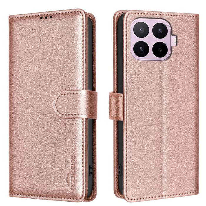 Funda de cuero antirrobo para teléfono con textura de lichi y RFID, For Xiaomi 17T Pro 5G, For Xiaomi 17T 5G, For Xiaomi Poco M7 4G 169mm, For Xiaomi 15T Pro 5G, For Xiaomi 15T 5G, For Xiaomi Poco F7 5G Global, For Xiaomi Poco C71                      ...