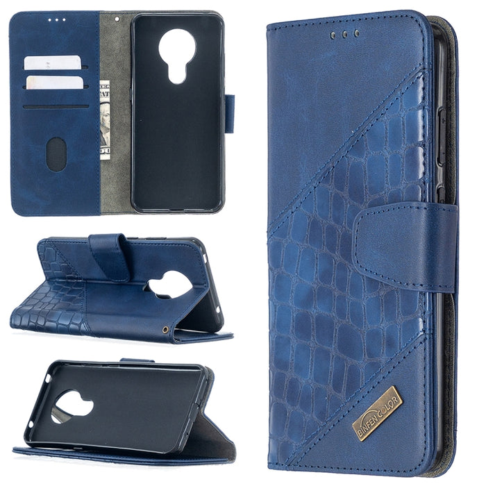 Funda de cuero PU con tapa horizontal y textura de cocodrilo a juego con billetera, soporte y ranuras para tarjetas, For iPhone 12 mini, For iPhone 12 / 12 Pro, For iPhone 12 Pro Max, For Nokia 5.3, For Xiaomi Redmi 9A, For Xiaomi Redmi 9C             ...