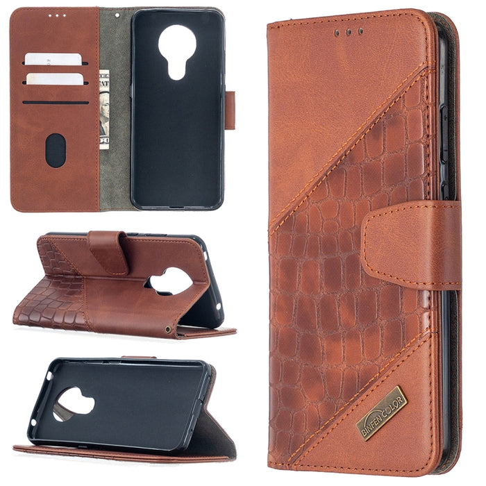 Funda de cuero PU con tapa horizontal y textura de cocodrilo a juego con billetera, soporte y ranuras para tarjetas, For iPhone 12 mini, For iPhone 12 / 12 Pro, For iPhone 12 Pro Max, For Nokia 5.3, For Xiaomi Redmi 9A, For Xiaomi Redmi 9C             ...