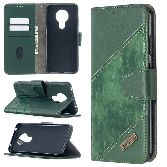 Funda de cuero PU con tapa horizontal y textura de cocodrilo a juego con billetera, soporte y ranuras para tarjetas, For iPhone 12 mini, For iPhone 12 / 12 Pro, For iPhone 12 Pro Max, For Nokia 5.3, For Xiaomi Redmi 9A, For Xiaomi Redmi 9C             ...