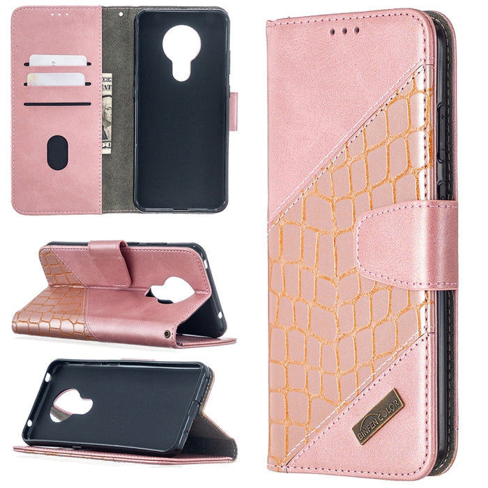 Funda de cuero PU con tapa horizontal y textura de cocodrilo a juego con billetera, soporte y ranuras para tarjetas, For iPhone 12 mini, For iPhone 12 / 12 Pro, For iPhone 12 Pro Max, For Nokia 5.3, For Xiaomi Redmi 9A, For Xiaomi Redmi 9C             ...