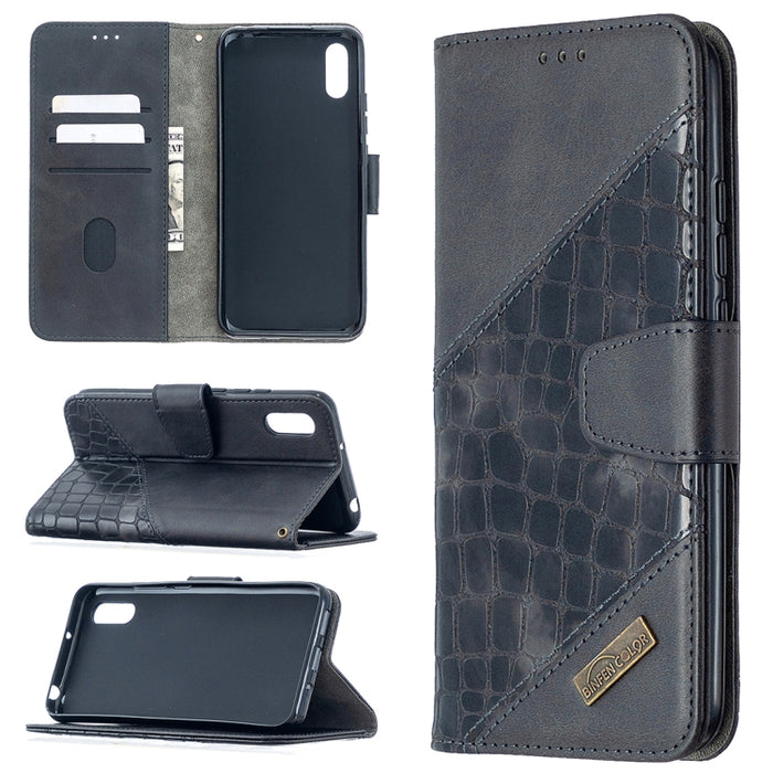 Funda de cuero PU con tapa horizontal y textura de cocodrilo a juego con billetera, soporte y ranuras para tarjetas, For iPhone 12 mini, For iPhone 12 / 12 Pro, For iPhone 12 Pro Max, For Nokia 5.3, For Xiaomi Redmi 9A, For Xiaomi Redmi 9C             ...