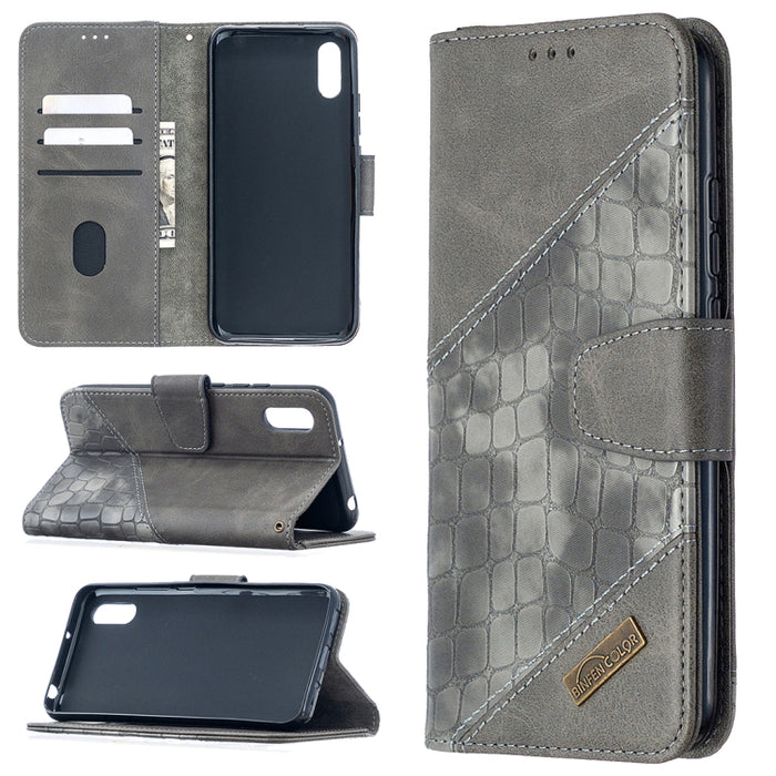 Funda de cuero PU con tapa horizontal y textura de cocodrilo a juego con billetera, soporte y ranuras para tarjetas, For iPhone 12 mini, For iPhone 12 / 12 Pro, For iPhone 12 Pro Max, For Nokia 5.3, For Xiaomi Redmi 9A, For Xiaomi Redmi 9C             ...