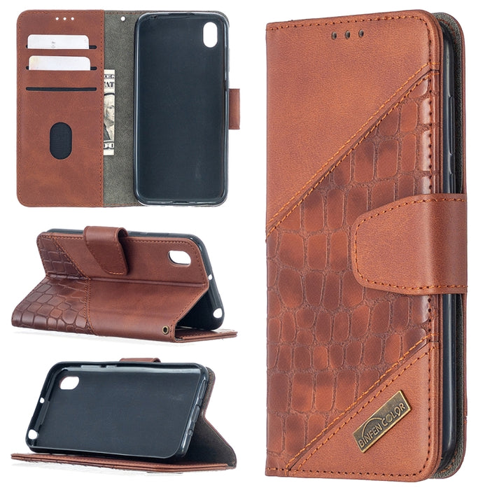 Funda de cuero PU con tapa horizontal y textura de cocodrilo a juego con billetera, soporte y ranuras para tarjetas, For iPhone 12 mini, For iPhone 12 / 12 Pro, For iPhone 12 Pro Max, For Nokia 5.3, For Xiaomi Redmi 9A, For Xiaomi Redmi 9C             ...