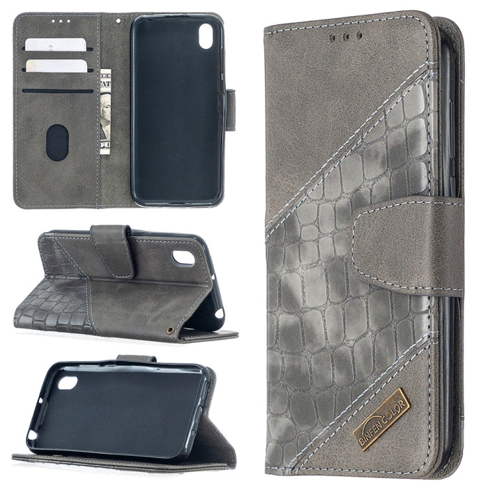 Funda de cuero PU con tapa horizontal y textura de cocodrilo a juego con billetera, soporte y ranuras para tarjetas, For iPhone 12 mini, For iPhone 12 / 12 Pro, For iPhone 12 Pro Max, For Nokia 5.3, For Xiaomi Redmi 9A, For Xiaomi Redmi 9C             ...