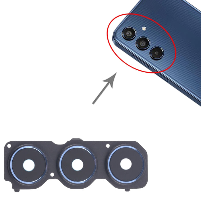 10 piezas de cubierta de lente de cámara trasera, For Samsung Galaxy M35 5G SM-M356B, For Samsung Galaxy M54 SM-M546B