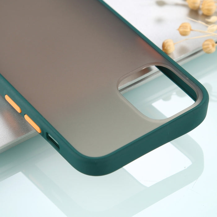 Skin Feel Series Estuche protector de TPU + PC esmerilado a prueba de golpes