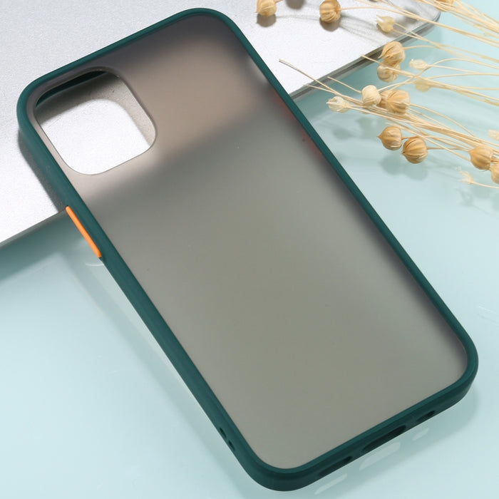 Skin Feel Series Estuche protector de TPU + PC esmerilado a prueba de golpes