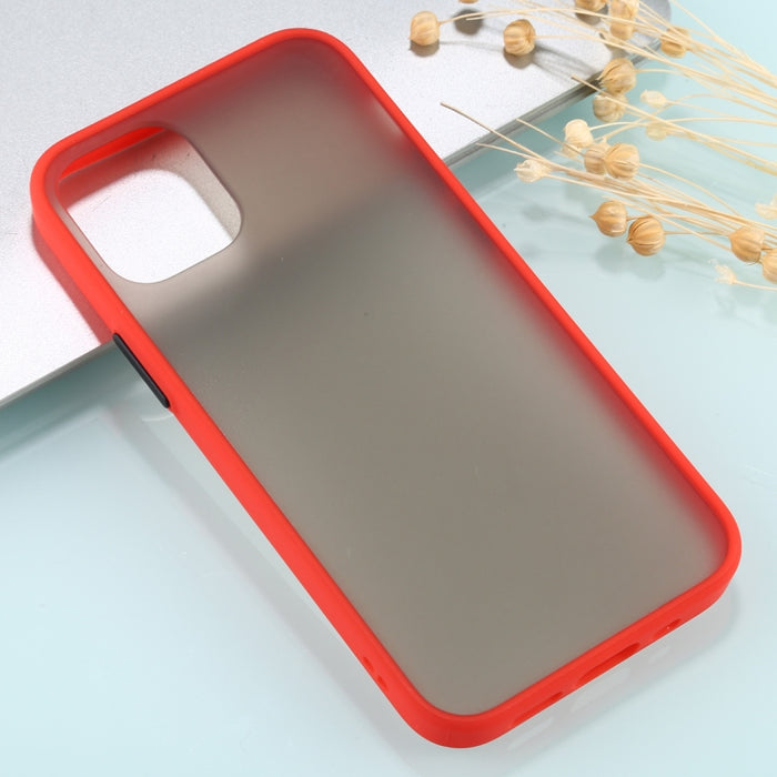 Skin Feel Series Estuche protector de TPU + PC esmerilado a prueba de golpes