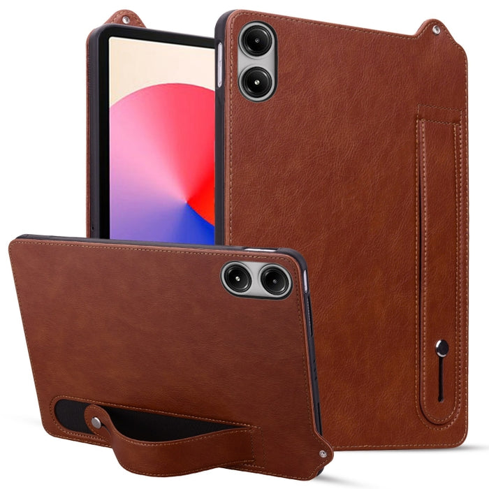 Funda para tableta con parte trasera de cuero TPU y correa para la muñeca, For Xiaomi Redmi Pad 2 SE 9.7 2026, For Xiaomi Redmi K Pad 2 8.8 2026, For Xiaomi Pad 8 / 8 Pro / 7 / 7 Pro, For Xiaomi Redmi Pad 2 Pro / Pro 12.1, For Xiaomi Redmi K Pad       ...