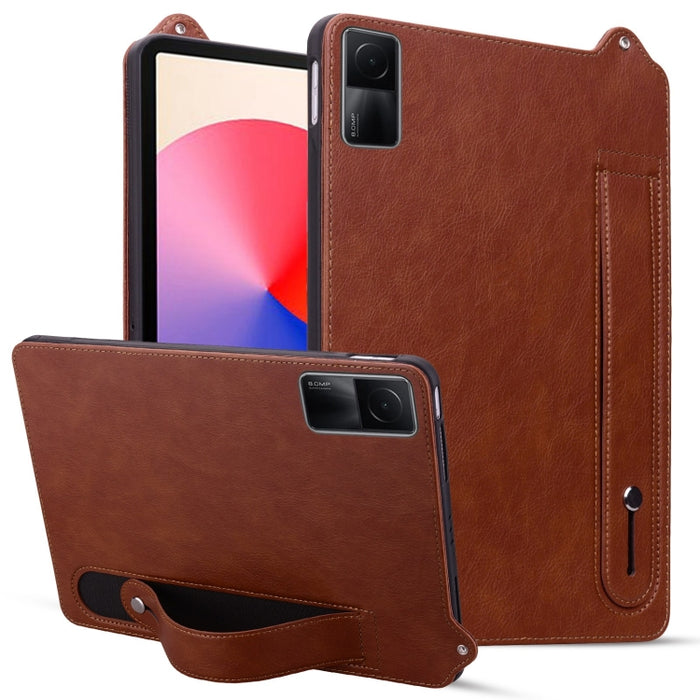 Funda para tableta con parte trasera de cuero TPU y correa para la muñeca, For Xiaomi Redmi Pad 2 SE 9.7 2026, For Xiaomi Redmi K Pad 2 8.8 2026, For Xiaomi Pad 8 / 8 Pro / 7 / 7 Pro, For Xiaomi Redmi Pad 2 Pro / Pro 12.1, For Xiaomi Redmi K Pad       ...