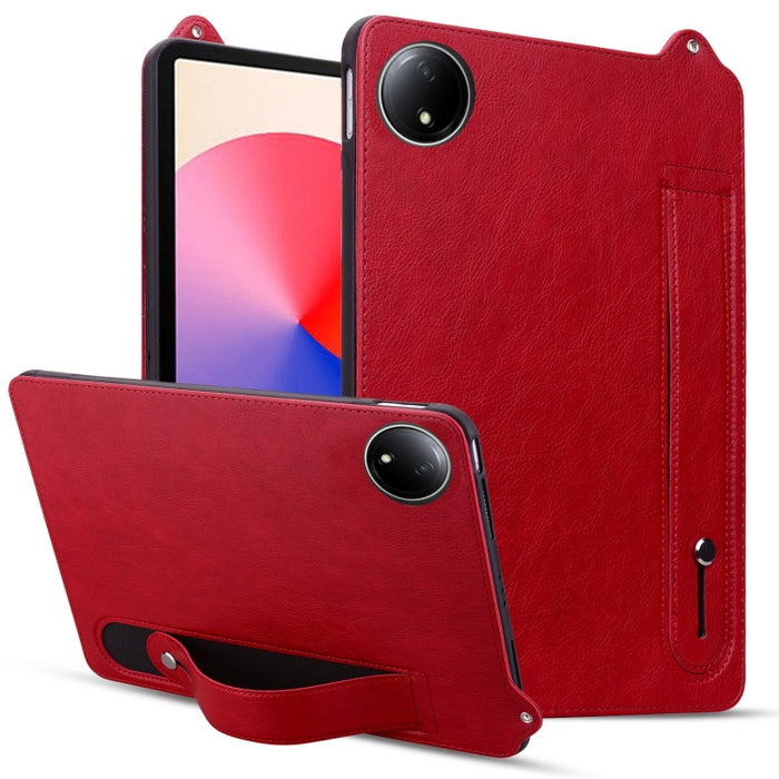 Funda para tableta con parte trasera de cuero TPU y correa para la muñeca, For Xiaomi Redmi Pad 2 SE 9.7 2026, For Xiaomi Redmi K Pad 2 8.8 2026, For Xiaomi Pad 8 / 8 Pro / 7 / 7 Pro, For Xiaomi Redmi Pad 2 Pro / Pro 12.1, For Xiaomi Redmi K Pad       ...