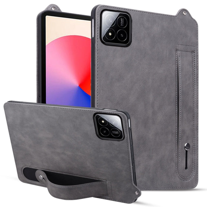 Funda para tableta con parte trasera de cuero TPU y correa para la muñeca, For Xiaomi Redmi Pad 2 SE 9.7 2026, For Xiaomi Redmi K Pad 2 8.8 2026, For Xiaomi Pad 8 / 8 Pro / 7 / 7 Pro, For Xiaomi Redmi Pad 2 Pro / Pro 12.1, For Xiaomi Redmi K Pad       ...