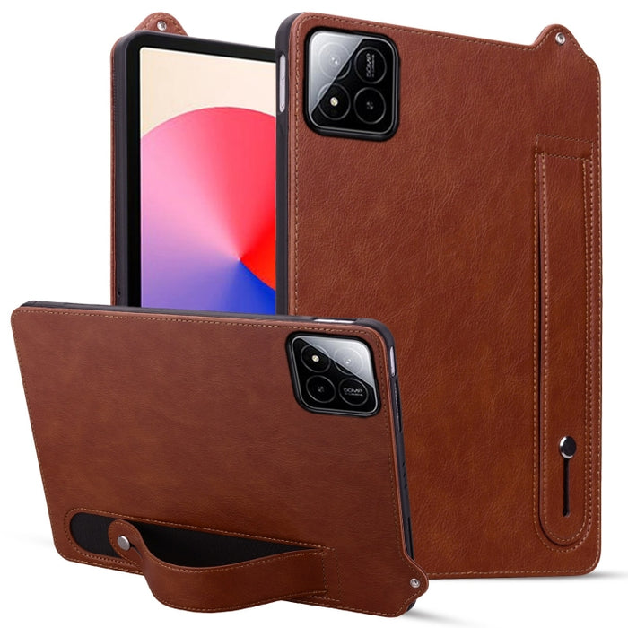 Funda para tableta con parte trasera de cuero TPU y correa para la muñeca, For Xiaomi Redmi Pad 2 SE 9.7 2026, For Xiaomi Redmi K Pad 2 8.8 2026, For Xiaomi Pad 8 / 8 Pro / 7 / 7 Pro, For Xiaomi Redmi Pad 2 Pro / Pro 12.1, For Xiaomi Redmi K Pad       ...