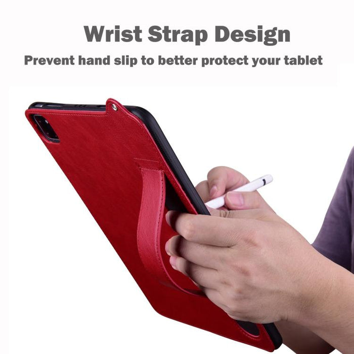 Funda para tableta con parte trasera de cuero TPU y correa para la muñeca, For Xiaomi Redmi Pad 2 SE 9.7 2026, For Xiaomi Redmi K Pad 2 8.8 2026, For Xiaomi Pad 8 / 8 Pro / 7 / 7 Pro, For Xiaomi Redmi Pad 2 Pro / Pro 12.1, For Xiaomi Redmi K Pad       ...