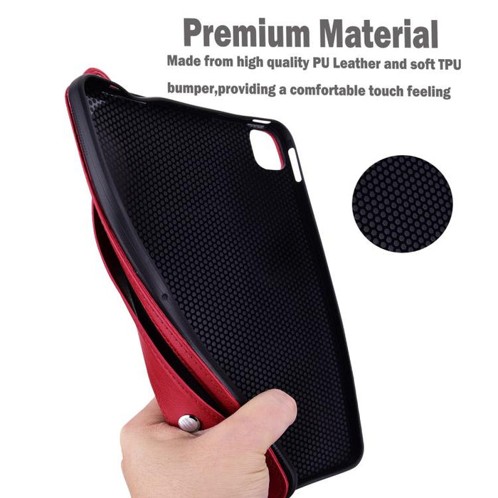 Funda para tableta con parte trasera de cuero TPU y correa para la muñeca, For Xiaomi Redmi Pad 2 SE 9.7 2026, For Xiaomi Redmi K Pad 2 8.8 2026, For Xiaomi Pad 8 / 8 Pro / 7 / 7 Pro, For Xiaomi Redmi Pad 2 Pro / Pro 12.1, For Xiaomi Redmi K Pad       ...