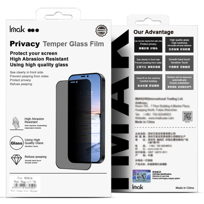 Película protectora de vidrio templado antiespía de pantalla completa imak HD, For Xiaomi 17 Ultra by Leica, For Xiaomi 17 Pro Max, For Xiaomi 17 / 17 Pro, For Xiaomi 15