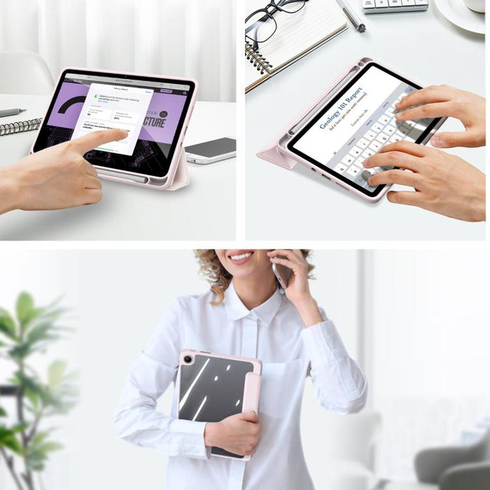 Funda de cuero antideslizante para tableta DUX DUCIS serie TOBY con función de suspensión y activación, For Redmi Pad 2 SE 9.7 inch 2026, For Xiaomi Pad 8 / 8 Pro / 7 / 7 Pro