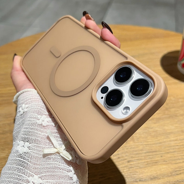 Funda para teléfono MagSafe con tacto de piel esmerilada, For iPhone 12, For iPhone 12 Pro Max, For iPhone 12 Pro, For iPhone 11 Pro Max, For iPhone 11, For iPhone 11 Pro