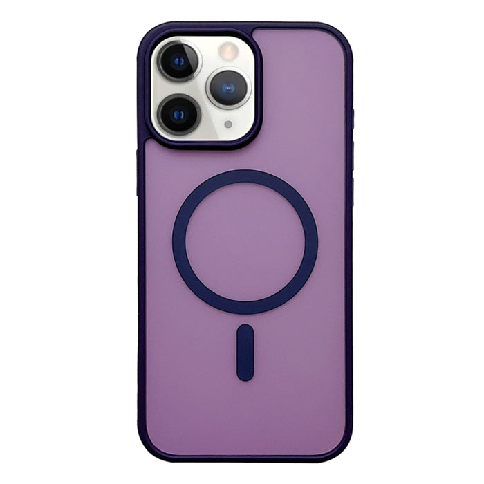 Funda para teléfono MagSafe con tacto de piel esmerilada, For iPhone 12, For iPhone 12 Pro Max, For iPhone 12 Pro, For iPhone 11 Pro Max, For iPhone 11, For iPhone 11 Pro