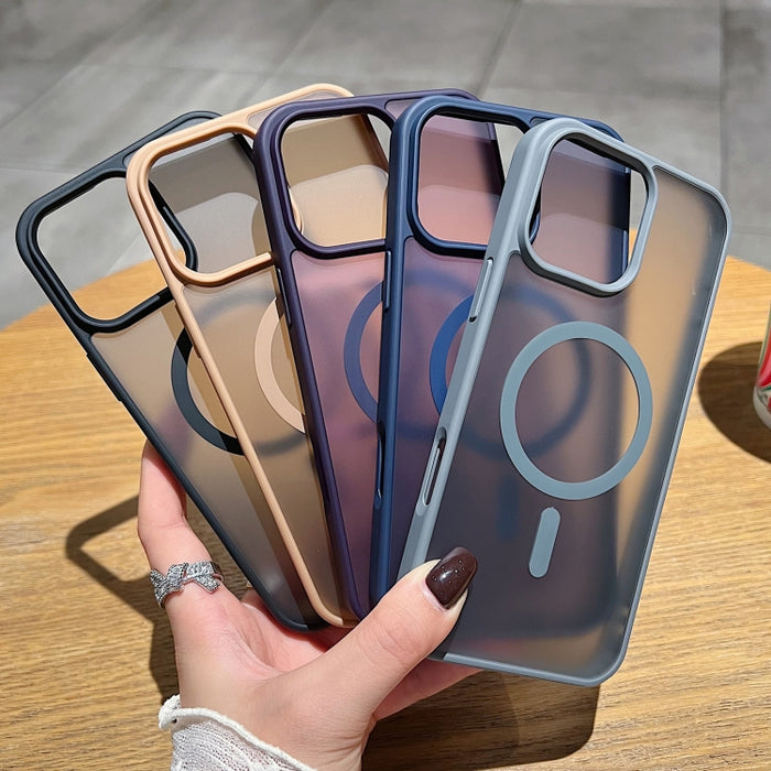 Funda para teléfono MagSafe con tacto de piel esmerilada, For iPhone 12, For iPhone 12 Pro Max, For iPhone 12 Pro, For iPhone 11 Pro Max, For iPhone 11, For iPhone 11 Pro