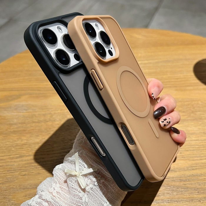 Funda para teléfono MagSafe con tacto de piel esmerilada, For iPhone 12, For iPhone 12 Pro Max, For iPhone 12 Pro, For iPhone 11 Pro Max, For iPhone 11, For iPhone 11 Pro